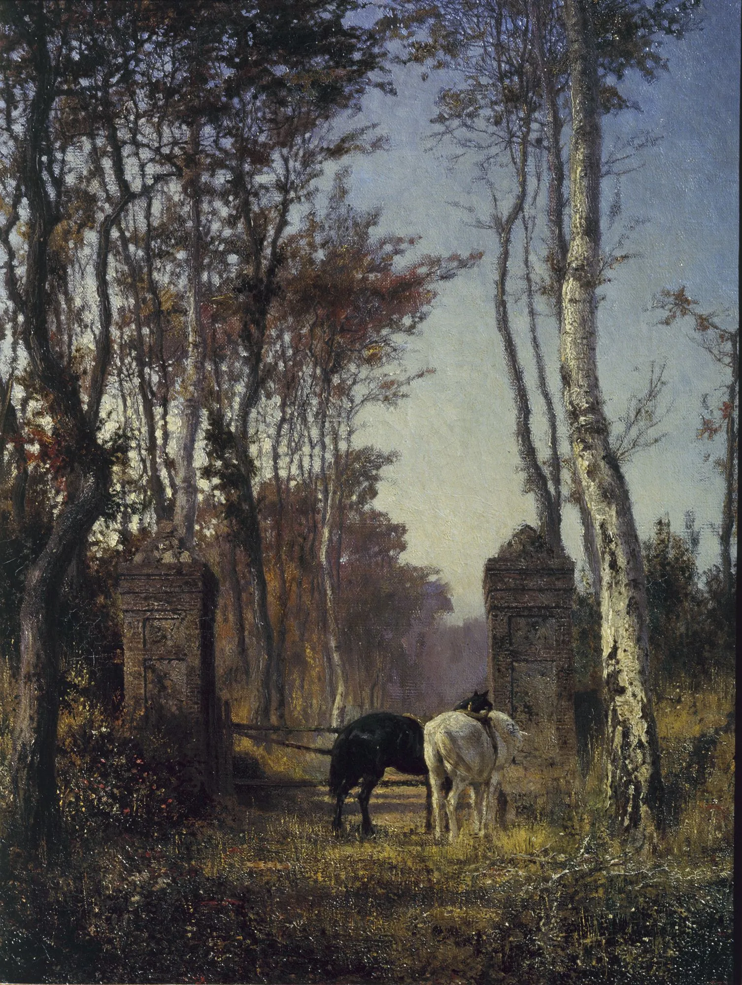 В парке. Местечко Вель в Нормандии.